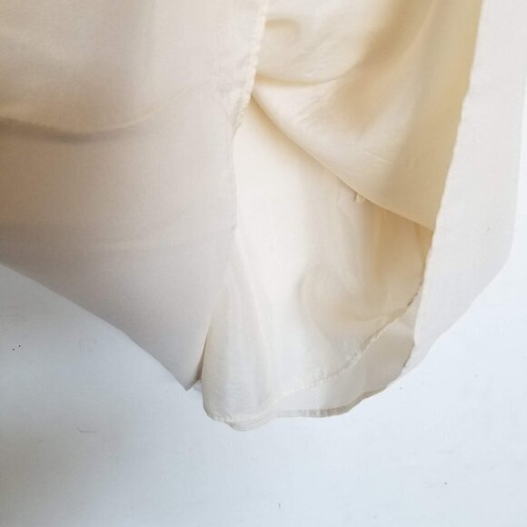 NEW Aritzia Wilfred Sablons 100% Silk Floral Lace Ivory Dress Size 6 - Picture 11 of 16